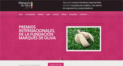 Desktop Screenshot of fundacionmarquesdeoliva.com